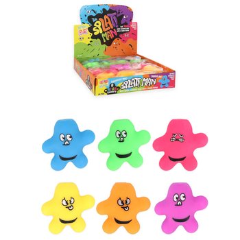 Squeezy Splat Man - Couleurs Mix - En Présentoir (24 pcs)