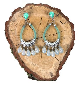 Boucle d'oreille Turquoise (1 pc.)