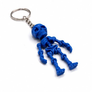 Porte-cl&eacute;s Squelettes Color&eacute;s (48 pcs)