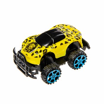 VOITURES JUNGLE &Agrave; FRICTION EN PR&Eacute;SENTOIR (12 pi&egrave;ces)
