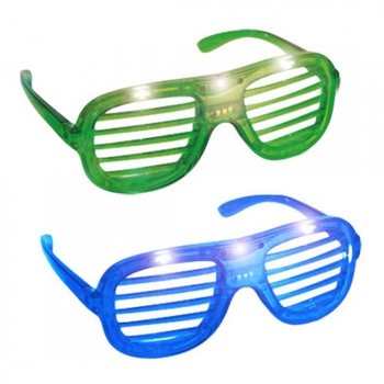 Lunettes Shutter Shades avec &Eacute;clairage LED (24 pcs)