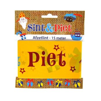 RUBAN DE BALISAGE SAINT NICOLAS - 15 M&Egrave;TRES (12 pcs)