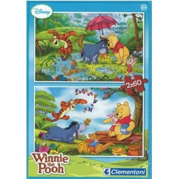 PUZZLE CLEMENTONI DISNEY WINNIE L'OURSON 2 x 60 PIÈCES (Lot de 6)