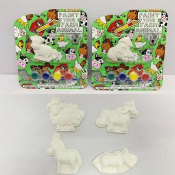 Peignez votre propre animal de la ferme (12 pièces)