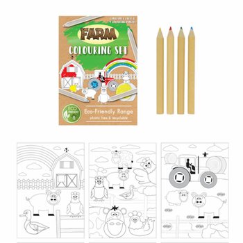 ÉCOLOGIQUE - Kit de Dessin Ferme (25 pcs.)