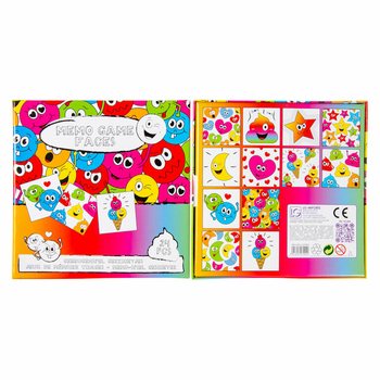 Jeu de Memory Smiley (Pr&eacute;sentoir de 12 pi&egrave;ces)