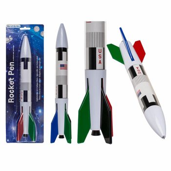 PRIX MINI | Stylo Bille Géant XL Fusée 4 Couleurs (12 pcs)