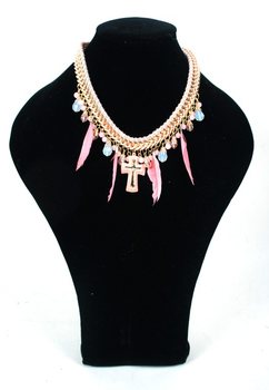 Collier de Luxe Style Ibiza Rose (1 pce)