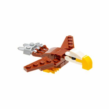 Briques de Construction Brick en &OElig;uf - Mix Animaux de la Jungle (12 pcs)