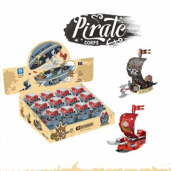 Blocs de Construction Bateau Pirate en Boule Surprise - Display (12 pcs)