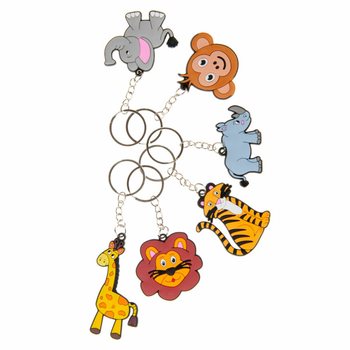 PORTE-CL&Eacute;S ANIMAUX DE LA JUNGLE (48 pcs)