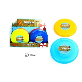 SUMMER TIME – Frisbees Pailletés Colorés en Présentoir (24 pcs)