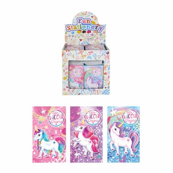 CARNET DE NOTES - MODÈLE : LICORNE EN PRÉSENTOIR (168 pcs)