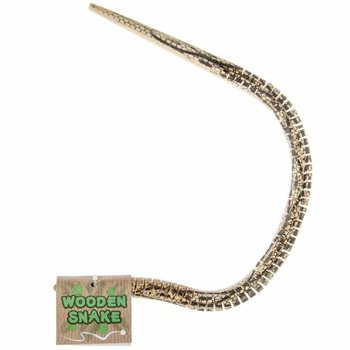 Serpent Articul&eacute; en Bois - 50cm - Pr&eacute;sentoir (24 pcs)