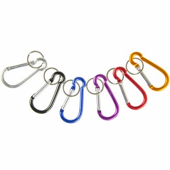 Porte-cl&eacute;s Mousqueton Color&eacute;s (48 pcs)