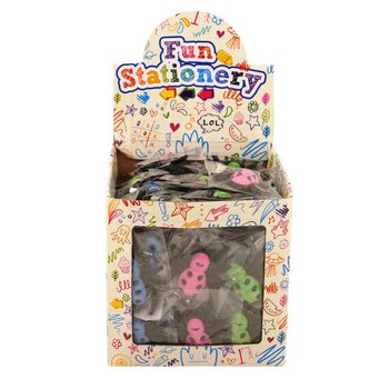 GOMMES ARAIGN&Eacute;ES EN PR&Eacute;SENTOIR (84 pcs)