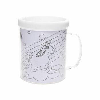 LICORNE - COLORIE TON PROPRE GOBELET (2 pcs.)