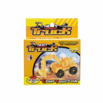 Briques de Construction Bricks - Mix V&eacute;hicules de Chantier (12 pcs)