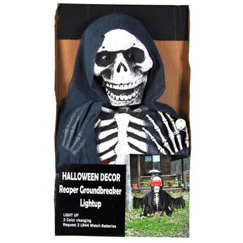 SQUELETTE REAPER GROUNDBREAKER AVEC &Eacute;CLAIRAGE 50 CM
