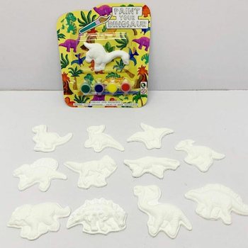 Kit de Peinture Dinosaure sur Carte (12 pièces)