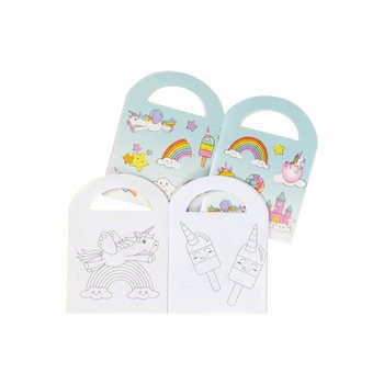 Petits cahiers de coloriage Licorne avec autocollants (48 pcs)