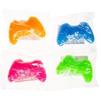 Manette Antistress Squeeze - Couleurs N&eacute;on Mix - en Pr&eacute;sentoir (12 pcs)