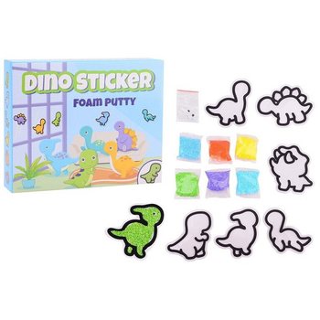 Autocollants Dinosaures - Kit Foam Putty - Créez vos Stickers Dino (24 pcs)