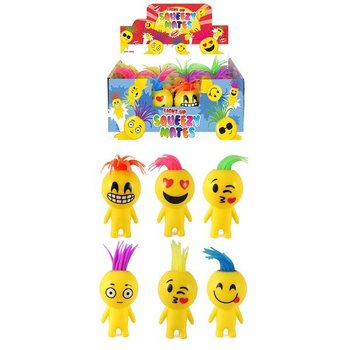 Poupées Smiley Squeezy Lumineuses en Présentoir (12 pcs)