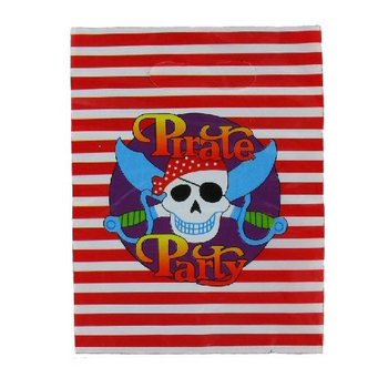 10 Sachets d'Anniversaire - Pirate Party (Lot de 6 sets)