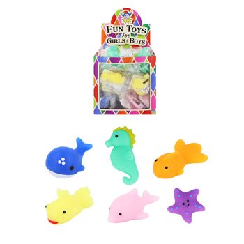 Squishy Animaux Marins pour Pêche aux Canards - En Présentoir (96 pcs)