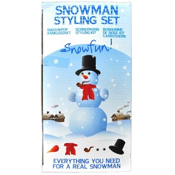 Kit de D&eacute;guisement Bonhomme de Neige 6 Pi&egrave;ces (Lot de 3)