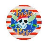 ASSIETTES D'ANNIVERSAIRE PIRATE (6x12 pcs)