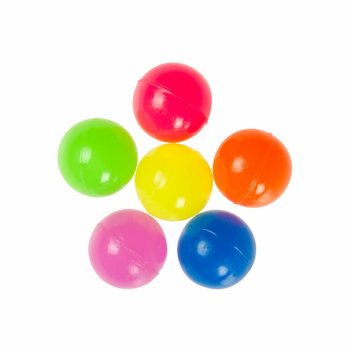 MIX BALLES REBONDISSANTES COULEURS N&Eacute;ON &Oslash; 3,2 cm (50 pcs)