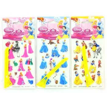 STIKERS DÉCALCOMANIES PRINCESSES DISNEY (24 pcs.)