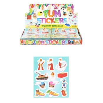 FUN STICKERS &ndash; MOD&Egrave;LE : SAINT NICOLAS (120 pcs)
