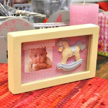 CADRE PHOTO 3D EN BOIS CHAMBRE D'ENFANT - MOD&Egrave;LE 4 (6pcs)