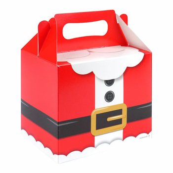 Boîte Menu - Noël Père Noël - 14 x 9,5 x 18 cm (12 pcs)