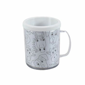 Animaux de la Ferme - Colorie ton propre gobelet (Lot de 2)