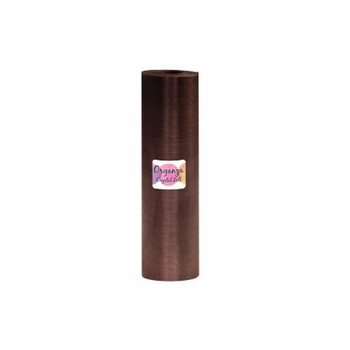 Rouleau d'Organza - 28 cm x 25 M&egrave;tres - Couleur Chocolat (1 pc)