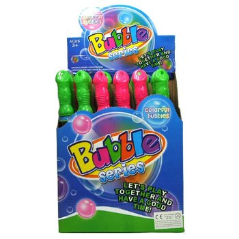 &Eacute;p&eacute;e &agrave; bulles de savon en display 28 cm (24 pcs)