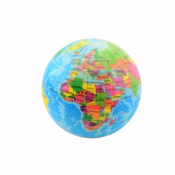 SCIENCE EXPLORER - Balle Globe Terrestre en Mousse &Oslash;6 cm (Pr&eacute;sentoir 18 pcs)