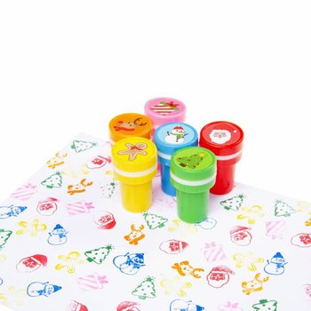 Tampons de No&euml;l en pr&eacute;sentoir (60 pi&egrave;ces)