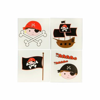 TATOUAGES ÉPHÉMÈRES PIRATES (288 pces)