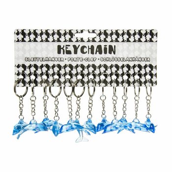 PORTE-CLÉS DAUPHIN BLEU (48 pcs)