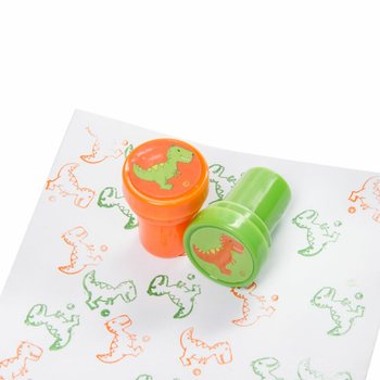TAMPONS DINOSAURES EN PR&Eacute;SENTOIR (60 pcs)