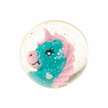 BALLE REBONDISSANTE LICORNE &Oslash; 4.5 Cm. (12 pcs)