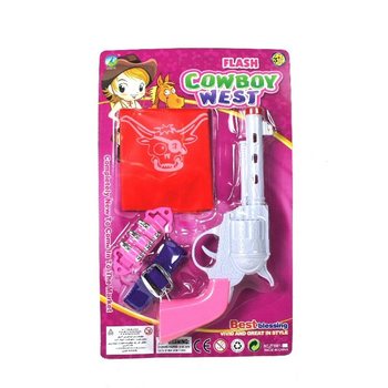 Set de Cowgirl pour Filles avec Lumière et Son (6 pcs.)