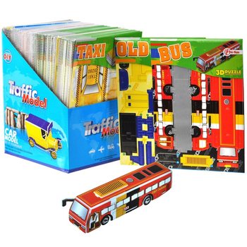 Puzzles 3D de Voitures en Présentoir (64 pcs)