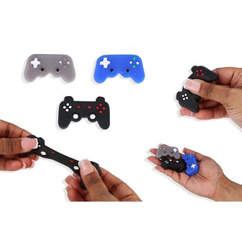 SQUISHY MANETTE DE JEU EN PR&Eacute;SENTOIR (96 pcs)