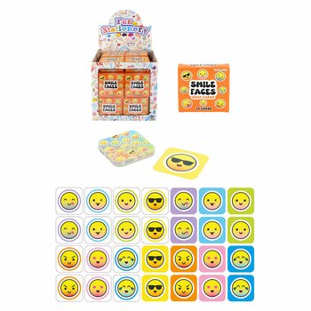 PETITS JEUX DE MÉMOIRE - MODÈLE : SMILEY - EN PRÉSENTOIR (64 pcs)